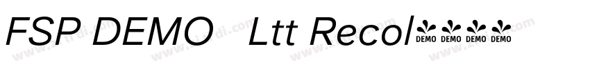 FSP DEMO   Ltt Recol字体转换